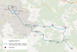 SHEMA LINIJE  71- Grosuplje – Luče – Grosuplje 